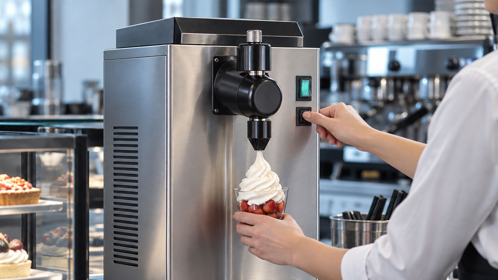 Professionelle Sahnemaschine